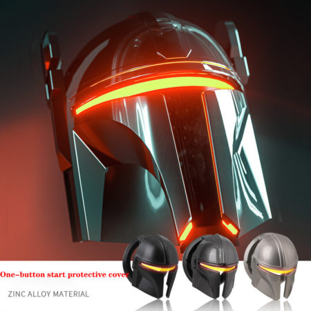 Star Wars Mandalorian Car Interior Engine Ignition Start Stop Button Protective Cover Decoration
