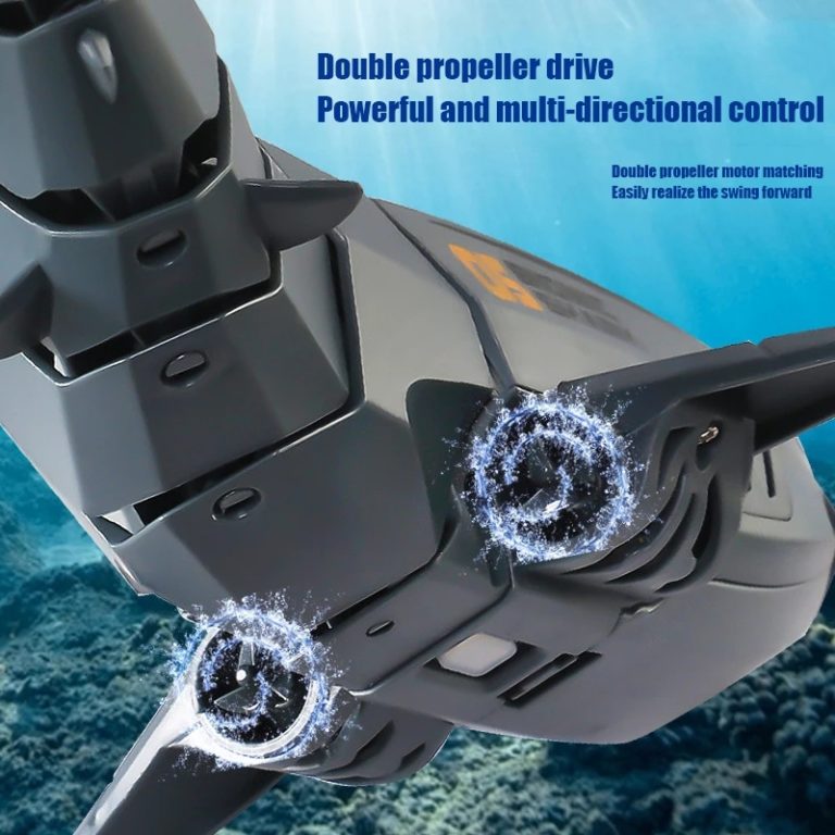 RC Shark Robot With Camera HD Wif Fpv Electric Waterproof Animals Submarine Fish Machine Simulation Toys - Image 3