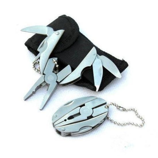 Portable Multitool Pliers Knife Keychain Screwdriver Multi Tools Stainless Steel - Image 3