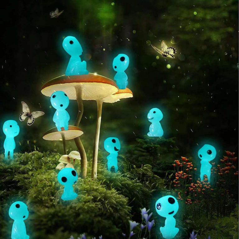 10/20Pcs Luminous Tree Spirits Micro Landscape Figure Ornament Glowing - Image 2