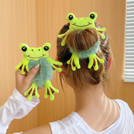 Cute Frog Plush Hair Band Accessories
