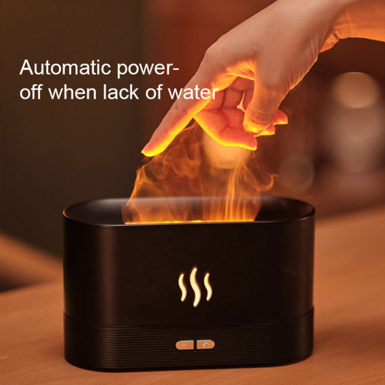 Humidifier Maker Fogger Led Essential Oil Flame Lamp Difusor - Image 3