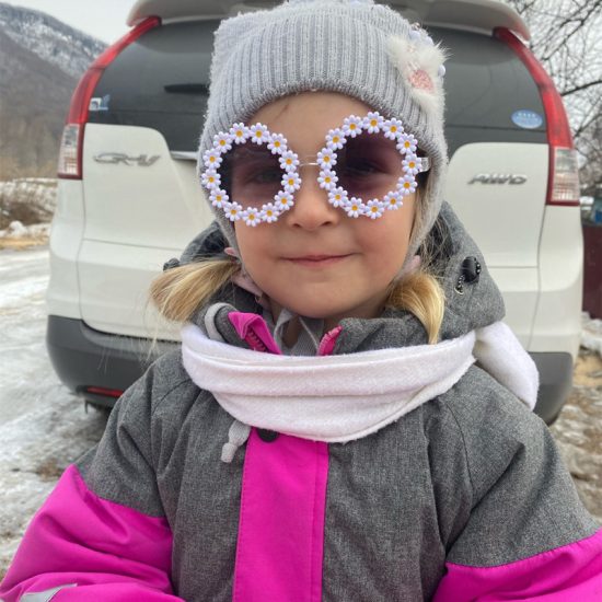 Kids Sunglasses Round Cute Children Sunglasses UV400 Sun Protection Eyewear - Image 3