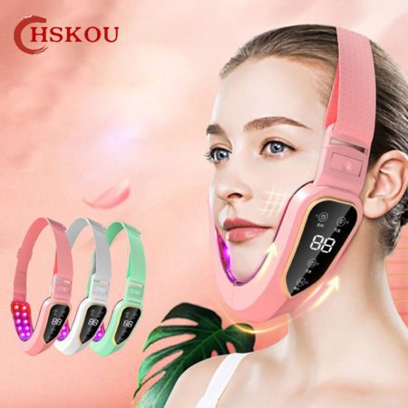 LED Slimming Vibration Massager Double Chin V-shaped