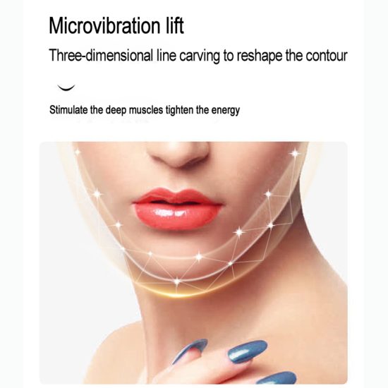 LED Slimming Vibration Massager Double Chin V-shaped - Image 3