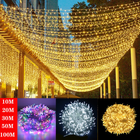 Fairy Lights 10M-100M Led String  for Garland Christmas Light Waterproof For Tree Home Wedding Party Outdoor Indoor Decoration