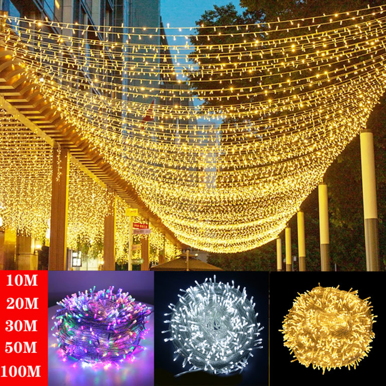 Fairy Lights 10M-100M Led String  for Garland Christmas Light Waterproof For Tree Home Wedding Party Outdoor Indoor Decoration