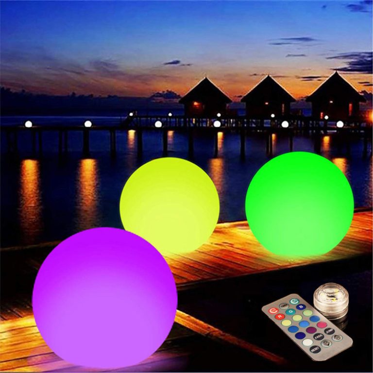 Glowing Ball For Swimming Pool LED Light 13/16 colors Garden Lawn Lamp 40/60cm Diamter