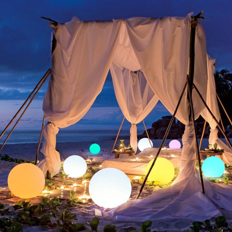 Glowing Ball For Swimming Pool LED Light 13/16 colors Garden Lawn Lamp 40/60cm Diamter - Image 3