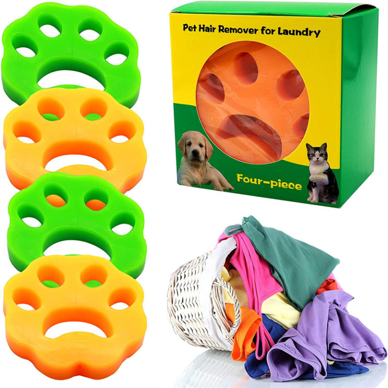 4pcs Pet Hair Remover Washing Machine Reusable Cat Dog From Clothes Laundry Tools
