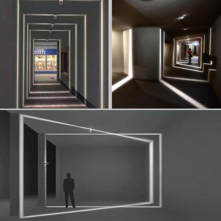 Outdoor Waterproof LED wall lamp Bedroom Decorative Lighting Window wall light