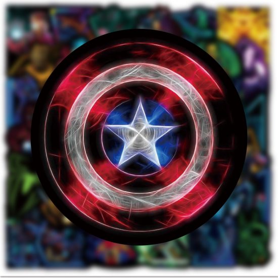 Disney Marvel Neon Anime Stickers Luminous Car Laptop Phone Bike Vinyl Sticker for Kids - Image 3