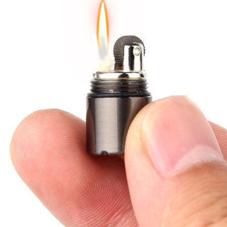 Mini Lighter Key Chain Creative Survival Tool Men Gift