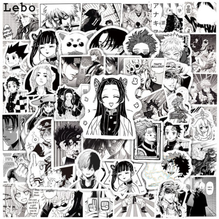 10/30/50/100PCS Mix Anime Stickers For Phone Laptop fridge Luggage Bike Car Sticker