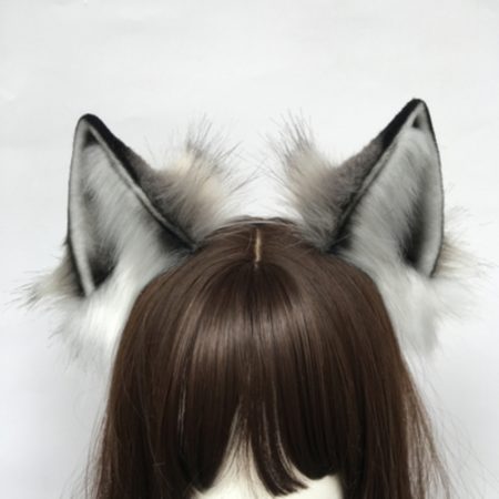 Cosplay Cute Cat Fox Ear Hair Anime Lolita Hairband Fur Headbands Clip Girl Hair Accessories