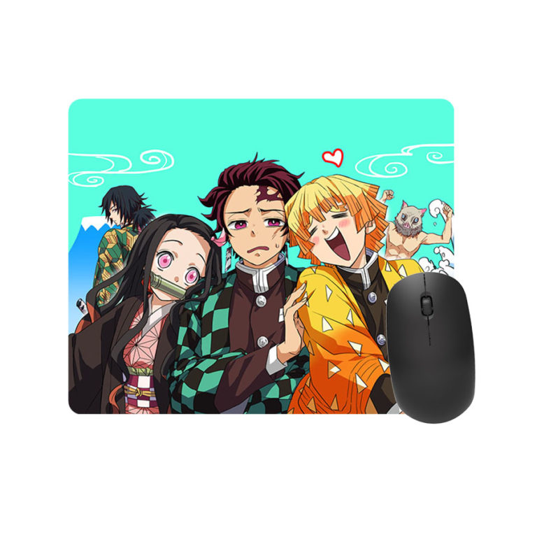 Anime Demon Slayer Mousepad HD Printing Computer Gamers Mouse Mat Kimetsu No Yaiba Kamado Nezuko Cosplay Prop Manga Mat - Image 2