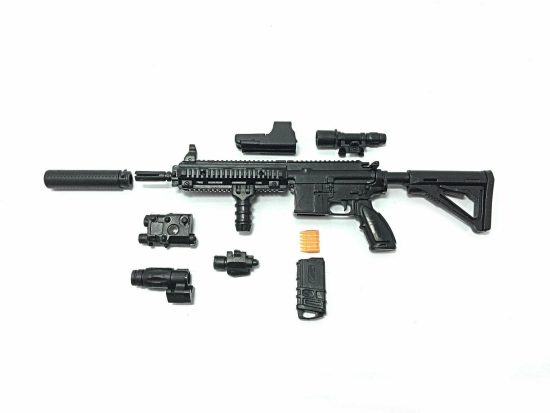 1:6 PUBG M416 HK416 Rifle Assembly Gun Puzzles Building Bricks For Action Figure - Image 3