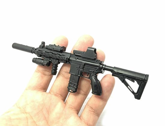 1:6 PUBG M416 HK416 Rifle Assembly Gun Puzzles Building Bricks For Action Figure - Image 4