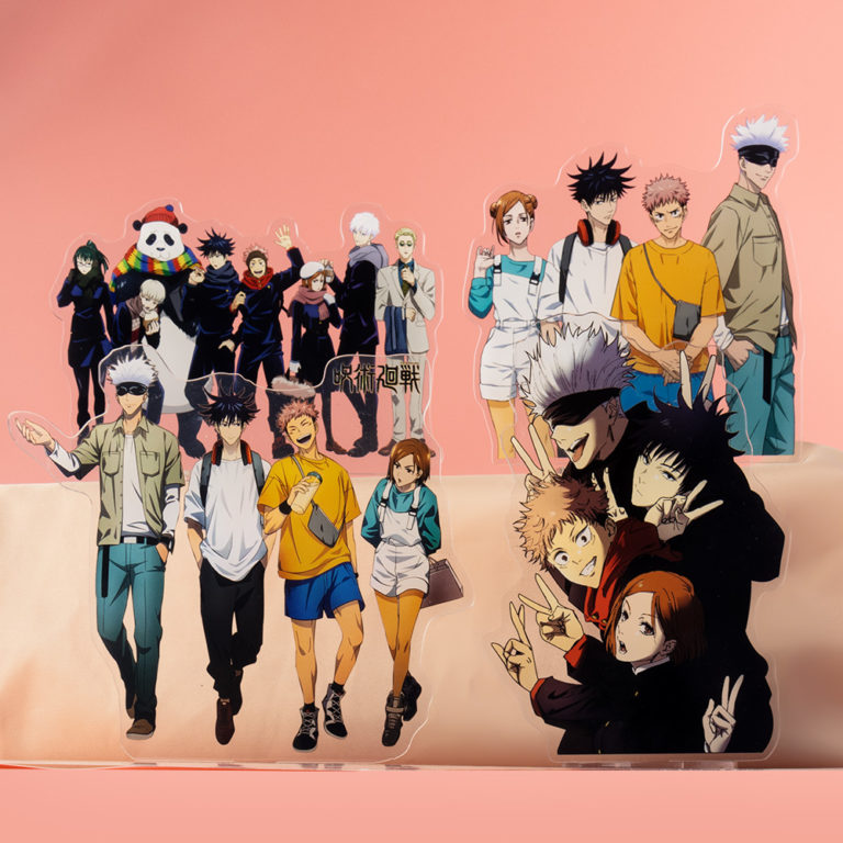 Anime Jujutsu Kaisen Cosplay Satoru Gojo Acrylic Stands Yoji Itadori Sakuna Megumi Character Model Desk Decor Collection Gift - Image 3