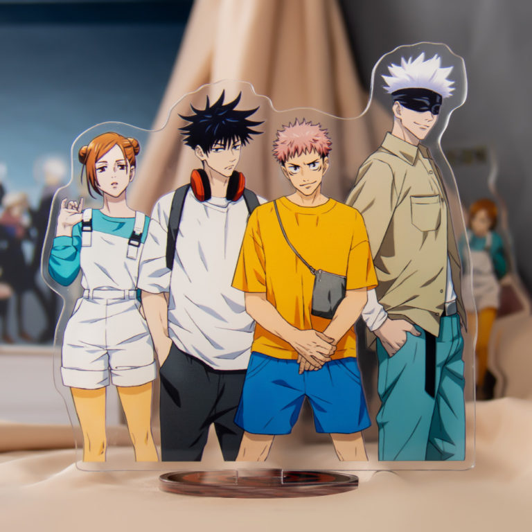 Anime Jujutsu Kaisen Cosplay Satoru Gojo Acrylic Stands Yoji Itadori Sakuna Megumi Character Model Desk Decor Collection Gift - Image 4