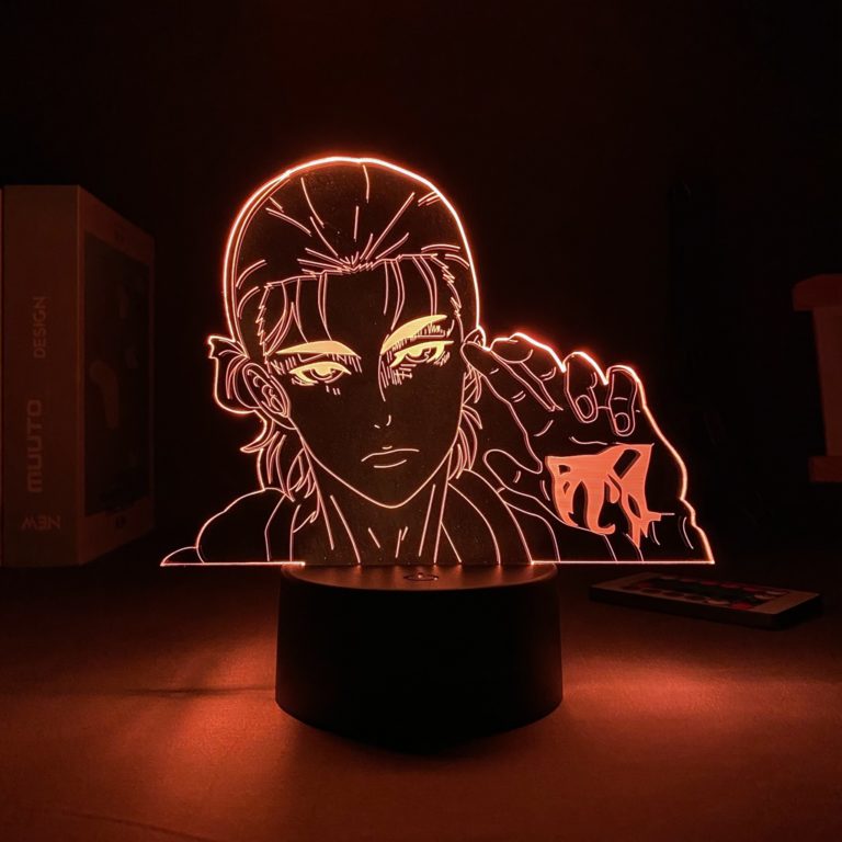 ⁦Anime Light Attack on Titan 4 Eren Yeager Home Decor USB Light Decoration Bedroom⁩ - الصورة ⁦4⁩