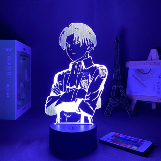 Anime Light Attack on Titan 4 Eren Yeager Home Decor USB Light Decoration Bedroom - Image 3