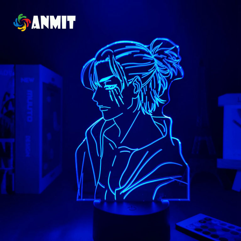 Anime Light Attack on Titan 4 Eren Yeager Home Decor USB Light Decoration Bedroom