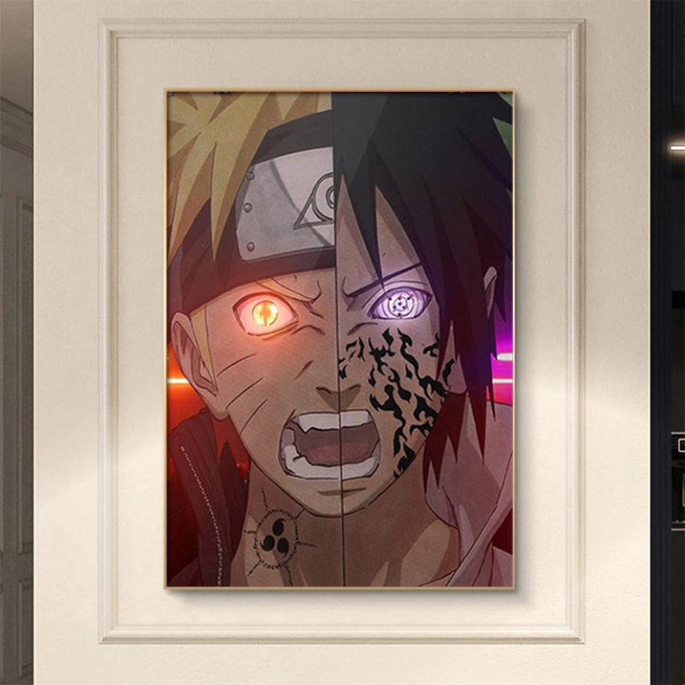 Anime Naruto Sasuke Poster Canvas For Living Room Bedroom Home Wall Art Picture Decor Gifts - Image 2