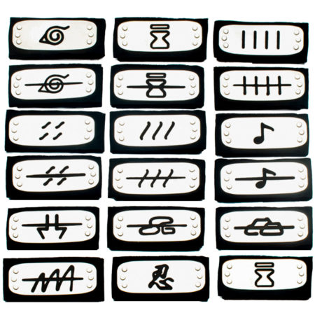 Anime Naruto Headbands Guard Ninja Accessories Head Belt Cosplay Cool Gift