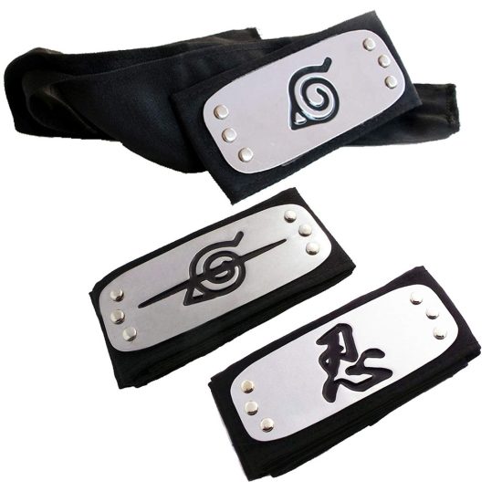 Anime Naruto Headbands Guard Ninja Accessories Head Belt Cosplay Cool Gift - Image 2