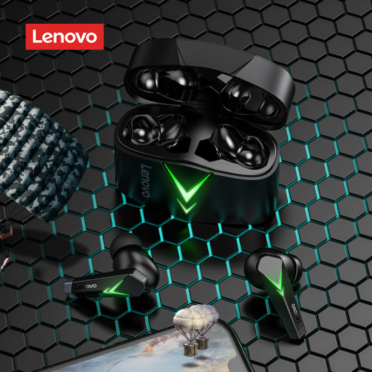 Original Lenovo Gaming Earbuds Wireless Buletooth Headphone With Dual Mode Headset Mic Music - Image 3