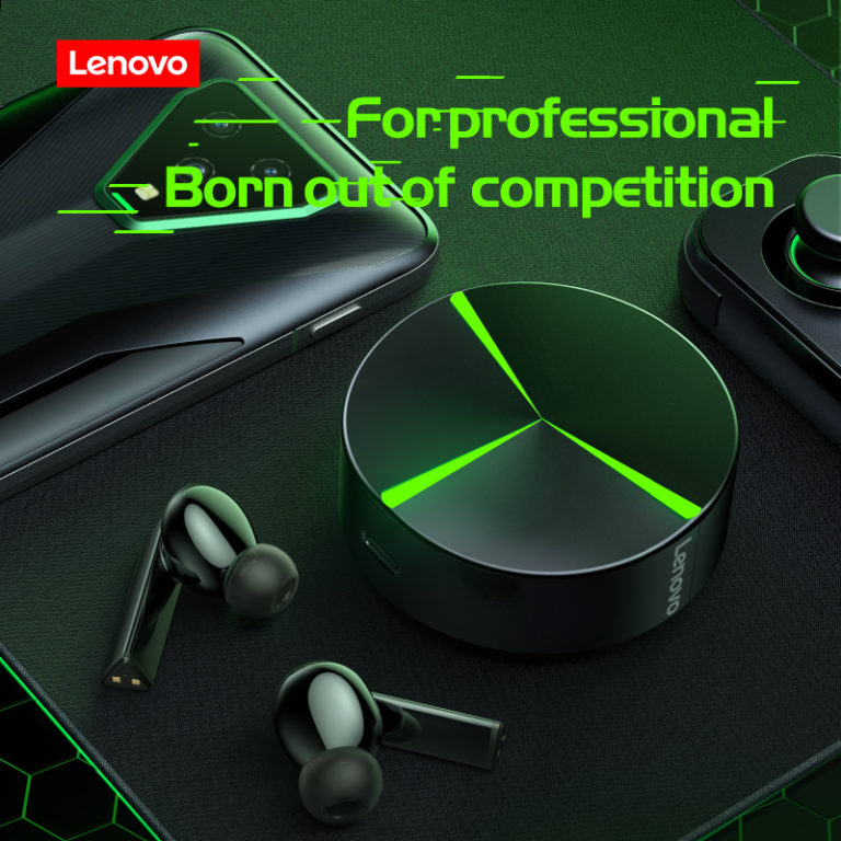 Original Lenovo Gaming Earbuds Wireless Buletooth Headphone With Dual Mode Headset Mic Music - Image 4