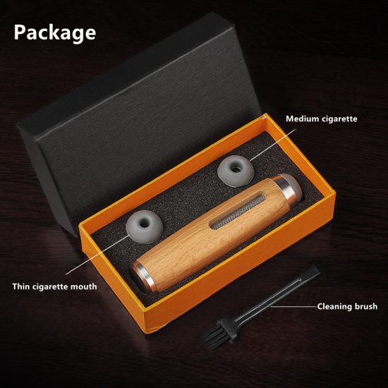 Ashtray Cigarette Cover Portable For Car Wood Cigarette Holder for Working Driveing Gameing - Image 3