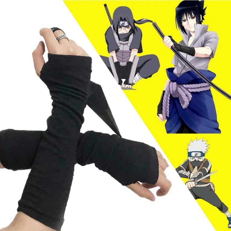 Hokage Glove Cosplay Unisex Ninja Mitten Oversleeve Fashion Warm Gloves