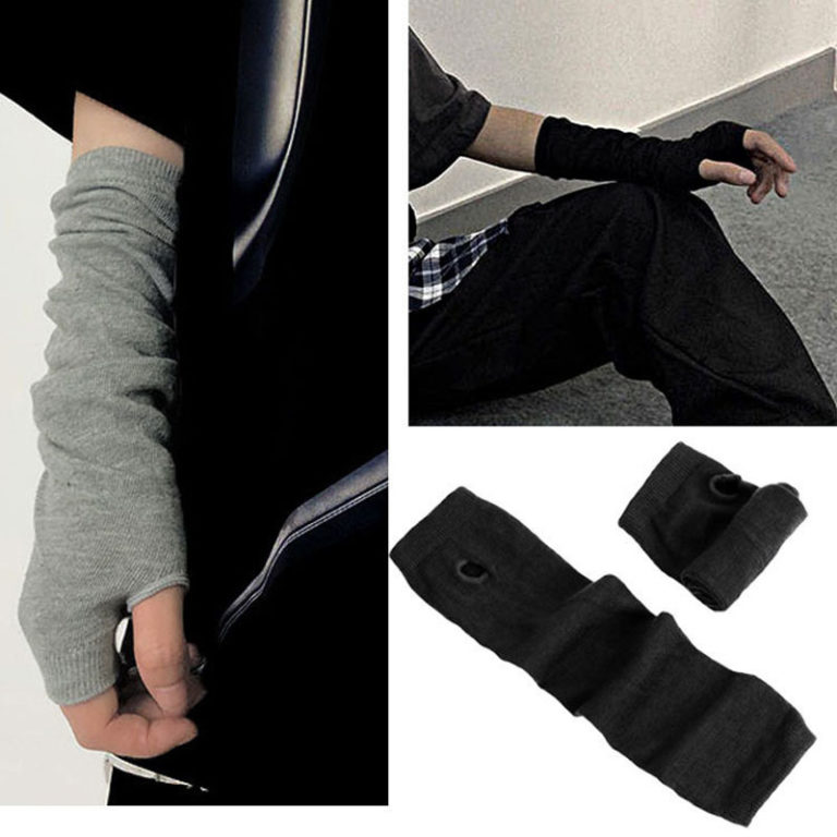 Hokage Glove Cosplay Unisex Ninja Mitten Oversleeve Fashion Warm Gloves - Image 2