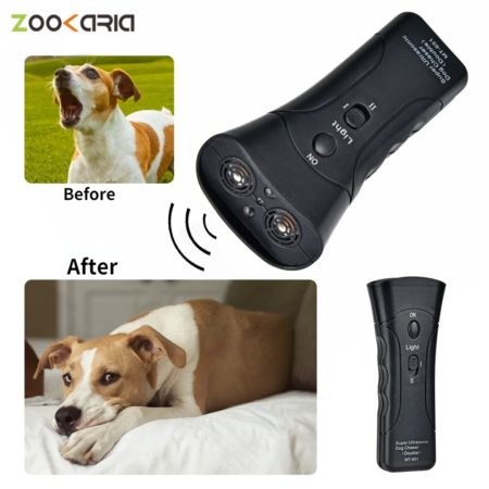 Double Horn Laser Dog Training Device Dog Repeller Pet Dog Barking Training Device Without Battery