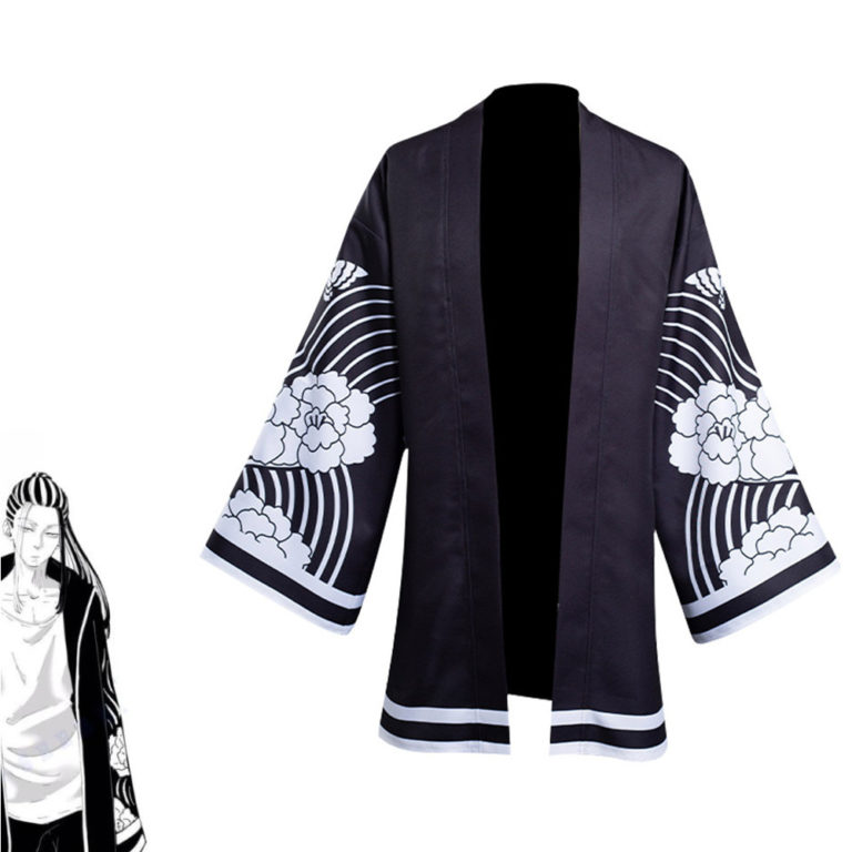 Anime Tokyo Revengers Senju Kawaragi Wakasa Imaushi Cloak Brahman Cosplay Costume - Image 3