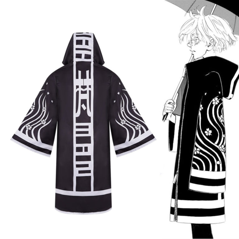 Anime Tokyo Revengers Senju Kawaragi Wakasa Imaushi Cloak Brahman Cosplay Costume - Image 2