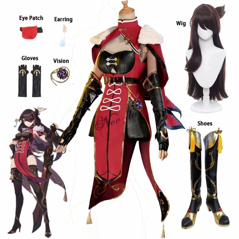 Genshin Impact Beidou Cosplay Outfit Shoes Wig Cosplay Anime Game