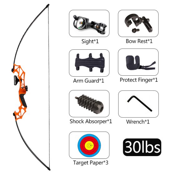 30-50lbs Archery Bow For Hunting Fishing Shooting Right Hand With Bow Accessories Game Practise Tool - Image 3