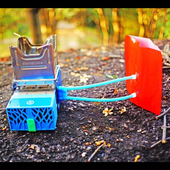 Flame Cube Portable Wood Buring With Battery To Power USB Charging - Image 2