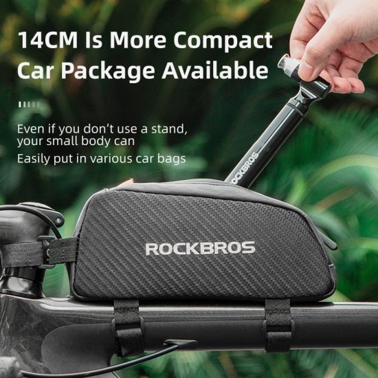 ROCKBROS Bicycle Pump130PSI  Air Pump Aluminum Alloy Portable - Image 4