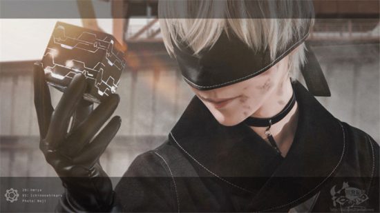 Magic Cube NieR Automata 9S 2B Cosplay Props White Light Black Box YoRHa - Image 2