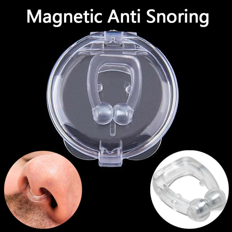 ⁦Anti Snoring Device Silicone 2/4 Pc Magnetic Anti Snore Stopper Nose Clip⁩ - الصورة ⁦2⁩
