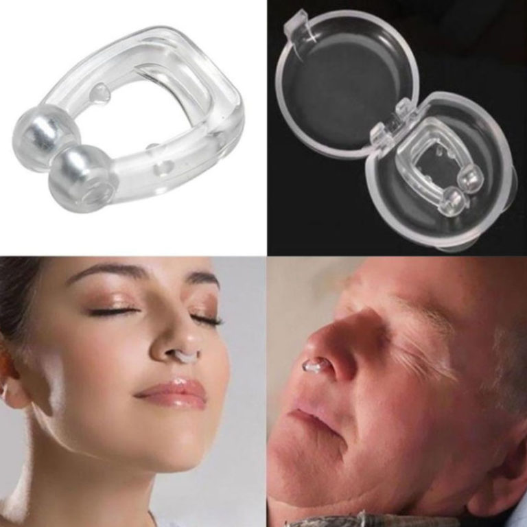 ⁦Anti Snoring Device Silicone 2/4 Pc Magnetic Anti Snore Stopper Nose Clip⁩ - الصورة ⁦3⁩
