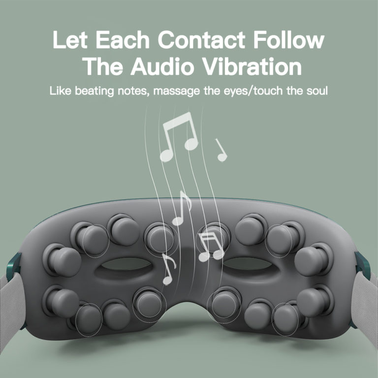 4D Smart Eye Massager Music Rhythm Vibration Relax Acupressure Relieve Fatigue and Dark