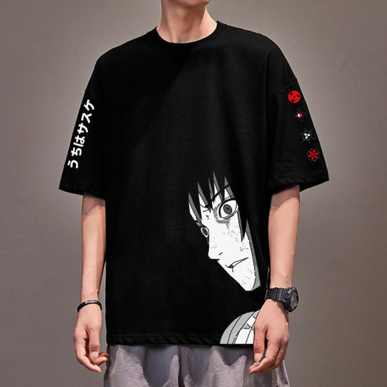 Naruto Printing Fashion Couple Short-sleeved Graphic T Shirts - Image 3