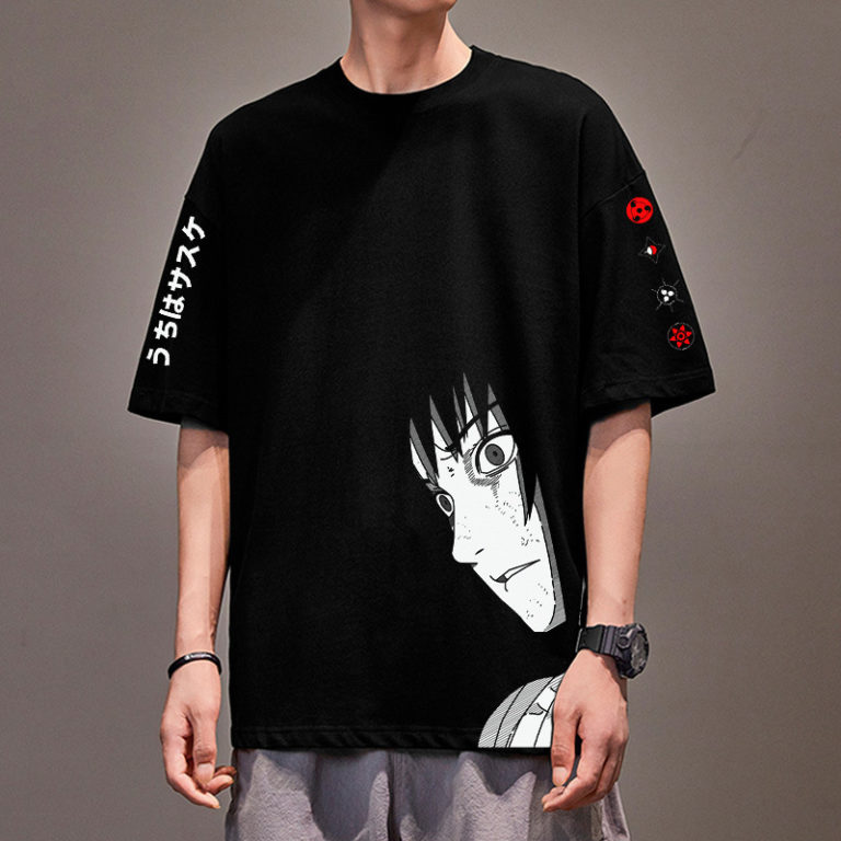 Naruto Printing Fashion Couple Short-sleeved Graphic T Shirts - Image 3