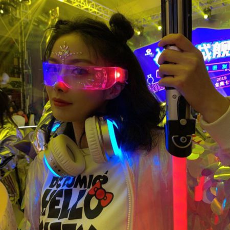 Colorful Luminous Glasses for Music Bar KTV Valentine Party Decoration LED Goggles Festival Performance Props
