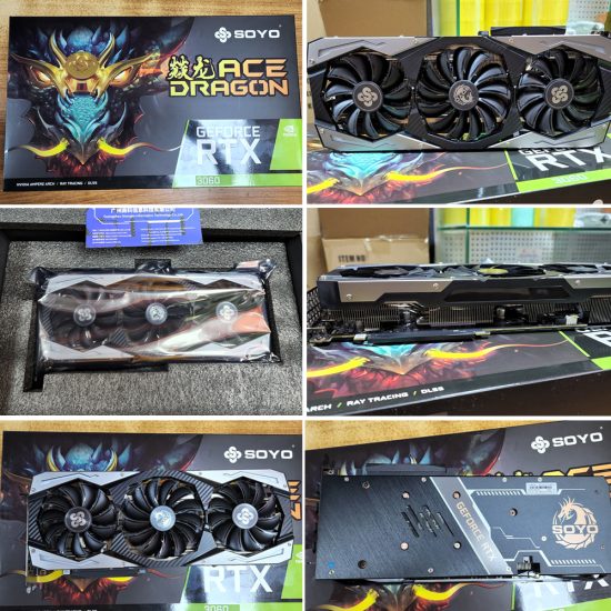 SOYO New RTX 3060 12GB GDDR6 NVIDIA GPU 192bit DP*3 PCI Express X16 4.0 Gaming Video Graphics Card Desktop Computer Card - Image 3